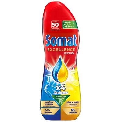 Somat Oro Gel Lavavajillas Excellence Limón 50 Dosis Somat Oro Gel Lavavajillas Excellence Limón 50 Dosis