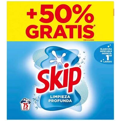 SKIP Detergente En Polvo 75 Lavados SKIP Detergente En Polvo 75 Lavados