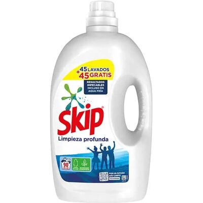 SKIP Detergente Liquido Limpieza Profunda 45+45 Lavados SKIP Detergente Liquido Limpieza Profunda 45+45 Lavados