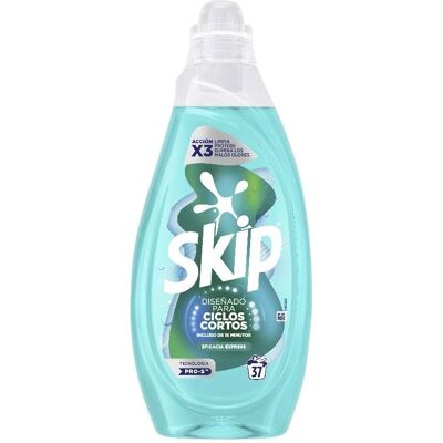 SKIP Detergente Liquido Ciclos Cortos Eficacia Express 37 Lavados SKIP Detergente Liquido Ciclos Cortos Eficacia Express 37 Lavados