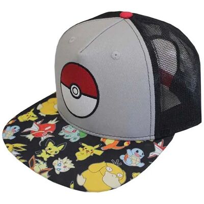 SUN CITY Gorra Teen Pokemon Negro/Gris SUN CITY Gorra Teen Pokemon Negro/Gris