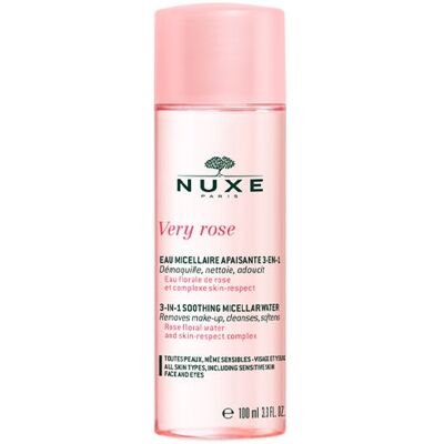 NUXE Very Rose 3-en-1 Agua Micelar Calmante - 3-En- (100ml) NUXE Very Rose 3-en-1 Agua Micelar Calmante - 3-En- (100ml)
