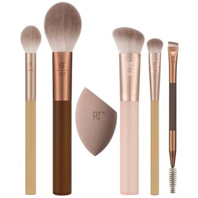 Real Techniques New Nude Soft Set De 6 Accesorios Real Techniques New Nude Soft Set De 6 Accesorios