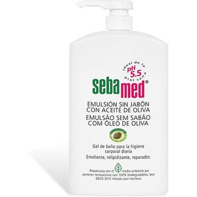 Sebamed Gel de baño con aceite de oliva - Emulsión sin jabón Sebamed Gel de baño con aceite de oliva - Emulsión sin jabón