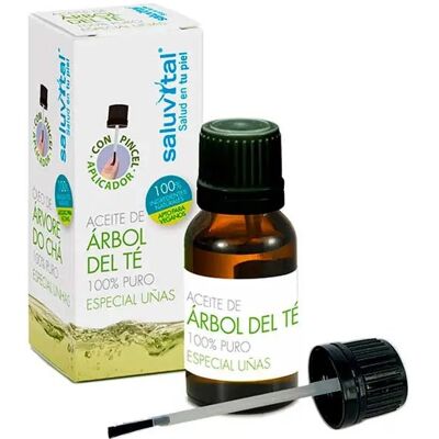 Saluvital Aceite de Árbol de Té - Té de Árbol - 10 ml - pincel - Aceite Saluvital Aceite de Árbol de Té - Té de Árbol - 10 ml - pincel - Aceite