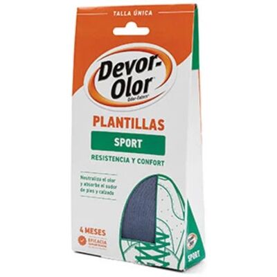DEVOR-OLOR Plantillas Sport Desodorantes Triple Acción DEVOR-OLOR Plantillas Sport Desodorantes Triple Acción