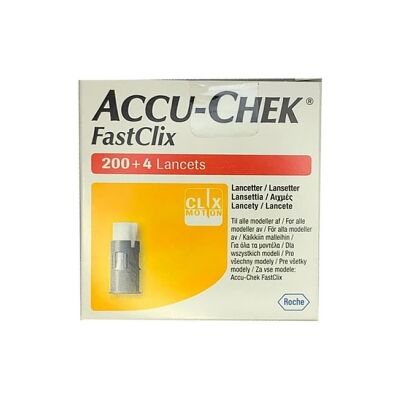 Lancetas Accu Check FastClix Caja 204 - Prueba de glucosa Lancetas Accu Check FastClix Caja 204 - Prueba de glucosa