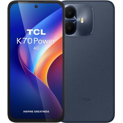 TCL K70 Power 4G 17,1 cm (6.75") Android 16.0 USB Tipo C 8 GB 256 GB 6500 mAh Azul TCL K70 Power 4G 17,1 cm (6.75") Android 16.0 USB Tipo C 8 GB 256 GB 6500 mAh Azul