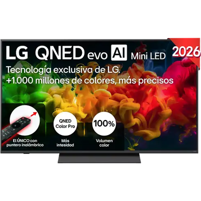 Televisor LG QNED evo AI QNED8EB Mini LED 55QNED8EB3B 55'/ Ultra HD 4K/ Smart TV/ WiFi Televisor LG QNED evo AI QNED8EB Mini LED 55QNED8EB3B 55'/ Ultra HD 4K/ Smart TV/ WiFi
