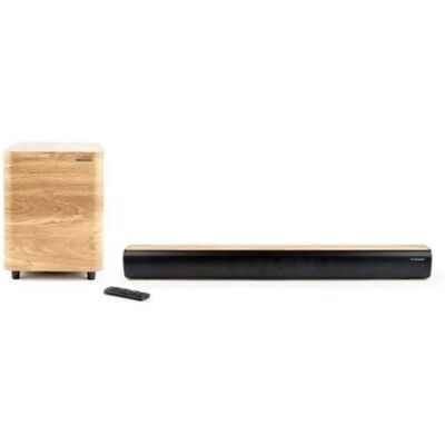 Thomson SOUND BAR BT + WIRELESS SUBW 300W USB PLAYER EQ REMOTE WOOD/BLACK SB400BTWSBK Thomson SOUND BAR BT + WIRELESS SUBW 300W USB PLAYER EQ REMOTE WOOD/BLACK SB400BTWSBK