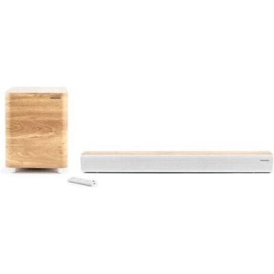 Thomson SOUND BAR BT + WIRELESS SUBW 300W USB PLAYER EQ REMOTE WOOD/WHITE SB400BTWSWH Thomson SOUND BAR BT + WIRELESS SUBW 300W USB PLAYER EQ REMOTE WOOD/WHITE SB400BTWSWH