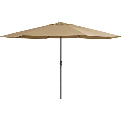 Nnevl Sombrilla Exterior - 400cm Taupe - Protección UV Nnevl Sombrilla Exterior - 400cm Taupe - Protección UV