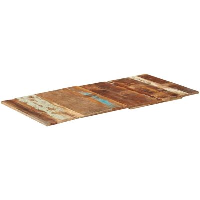 Superficie de mesa rectangular vidaXL 60x120cm de madera reciclada - para café y comedor Superficie de mesa rectangular vidaXL 60x120cm de madera reciclada - para café y comedor