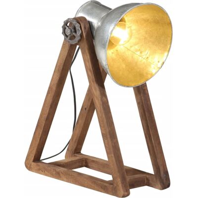 Lámpara de escritorio plateada vintage VidaXL 25W E27 30x17x40cm Lámpara de escritorio plateada vintage VidaXL 25W E27 30x17x40cm