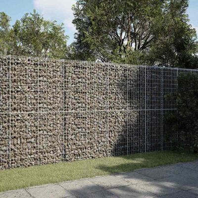 vidaXL Cesta de Gaviones de Hierro Galvanizado 350x100x200cm - Tipo de Gavión vidaXL Cesta de Gaviones de Hierro Galvanizado 350x100x200cm - Tipo de Gavión