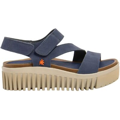 Sandalias de cuña de piel mujer BRIGHTON Art Sandalias de cuña de piel mujer BRIGHTON Art