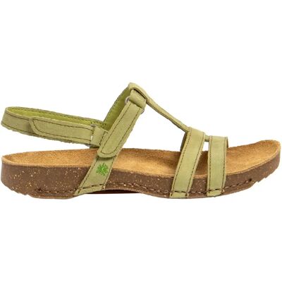 Sandalias planas de piel mujer I BREATHE Art Sandalias planas de piel mujer I BREATHE Art