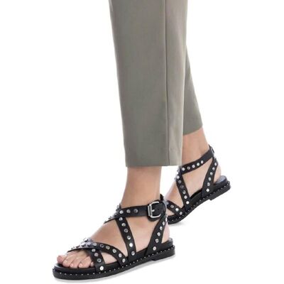 Sandalias planas negras de piel mujer 162393 Carmela Sandalias planas negras de piel mujer 162393 Carmela
