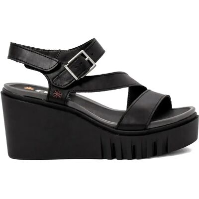 Sandalias de cuña de piel mujer CATANIA Art Sandalias de cuña de piel mujer CATANIA Art
