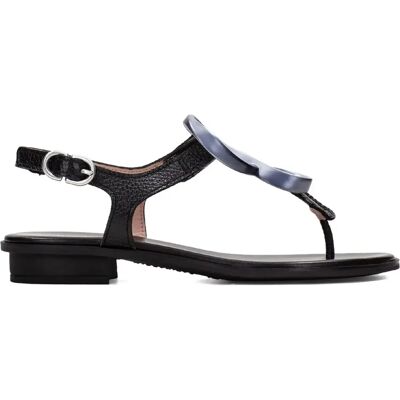 Sandalias planas negras mujer IBIZA Hispanitas Sandalias planas negras mujer IBIZA Hispanitas