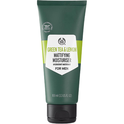 The Body Shop Men Green Tea & Lemon Mattifying Moisturiser 100ml The Body Shop Men Green Tea & Lemon Mattifying Moisturiser 100ml