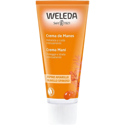 Crema de manos de espino amarillo de Weleda - Cuidado de manos y cuerpo Crema de manos de espino amarillo de Weleda - Cuidado de manos y cuerpo