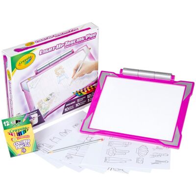 Tableta de Calcar Iluminada Crayola - Rosa - Para Niños 5-15 - Herramienta de Dibujo Tableta de Calcar Iluminada Crayola - Rosa - Para Niños 5-15 - Herramienta de Dibujo