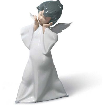 Lladró Figura decorativa Ángel mímico . Blanco Lladró Figura decorativa Ángel mímico . Blanco