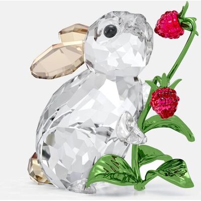 Swarovski Idyllia Coniglio e Lamponi - Objeto decorativo Swarovski Idyllia Coniglio e Lamponi - Objeto decorativo