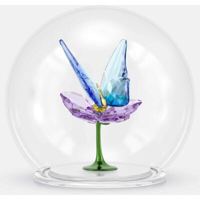Swarovski Figura decorativa bola de cristal con mariposa. Blanco Swarovski Figura decorativa bola de cristal con mariposa. Blanco