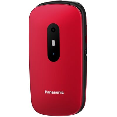 Panasonic Teléfono móvil KX-TU446EX1 de fácil uso rojo. Rojo Panasonic Teléfono móvil KX-TU446EX1 de fácil uso rojo. Rojo
