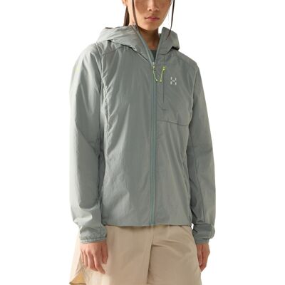 Haglöfs Chaqueta de mujer LIM Mimic Barrier . (S) Verde Agua Haglöfs Chaqueta de mujer LIM Mimic Barrier . (S) Verde Agua