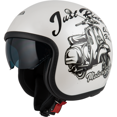 NZI Casco de moto Jet Rolling 4 Sun . (XL - XL) Blanco / Negro NZI Casco de moto Jet Rolling 4 Sun . (XL - XL) Blanco / Negro