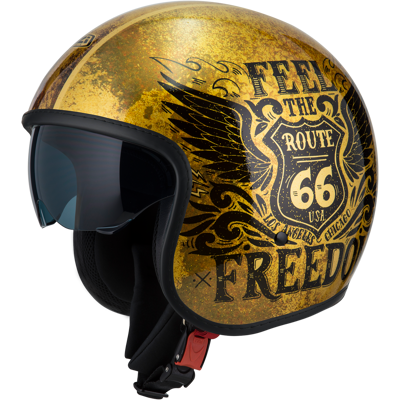NZI Casco de moto Jet Rolling 4 Sun . (XL - XL) Amarillo Flúor / Negro NZI Casco de moto Jet Rolling 4 Sun . (XL - XL) Amarillo Flúor / Negro