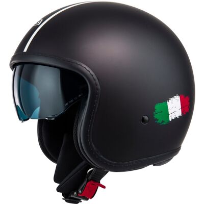 NZI Casco de moto Jet Rolling 4 Sun . (XL - XL) Negro / Rojo NZI Casco de moto Jet Rolling 4 Sun . (XL - XL) Negro / Rojo