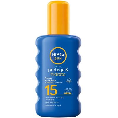 Nivea Sun Protect and Moisture SPF 15 - 200 ml - Protector solar en aerosol Nivea Sun Protect and Moisture SPF 15 - 200 ml - Protector solar en aerosol