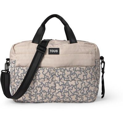 Tous Bolsa de maternidad (42x26 cm) con cambiador estampada Kaos. Beige niño Tous Bolsa de maternidad (42x26 cm) con cambiador estampada Kaos. Beige niño
