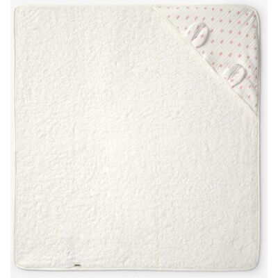 Tous Capa de baño con orejas 75x75cm Baby de algodón con multi osos. Rosa Tous Capa de baño con orejas 75x75cm Baby de algodón con multi osos. Rosa