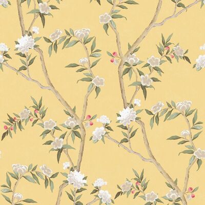 ICH Papel pintado Chinoiserie Hana . (0,53 x 10 m) Amarillo ICH Papel pintado Chinoiserie Hana . (0,53 x 10 m) Amarillo
