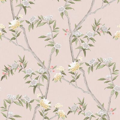 ICH Papel pintado Chinoiserie Hana . (0,53 x 10 m) Rosa palo ICH Papel pintado Chinoiserie Hana . (0,53 x 10 m) Rosa palo