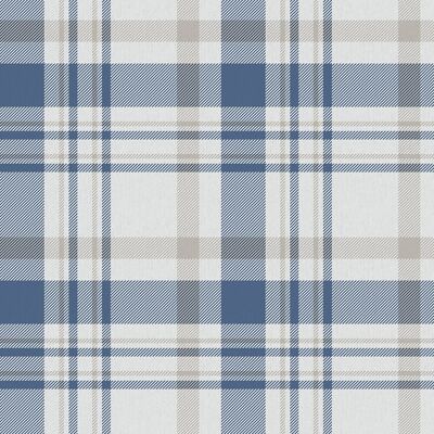 ICH Papel pintado Plaid Hana . (0,53 x 10 m) Azul ICH Papel pintado Plaid Hana . (0,53 x 10 m) Azul