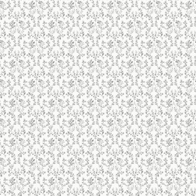 ICH Papel pintado Ogee floral Small Prints . (0,53 x 10 m) Negro ICH Papel pintado Ogee floral Small Prints . (0,53 x 10 m) Negro