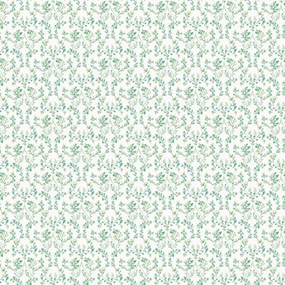 LUTECE - tnt ogee floral verde/turquesa - Wallpaper LUTECE - tnt ogee floral verde/turquesa - Wallpaper