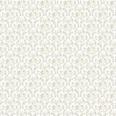ICH Papel pintado Ogee floral Small Prints . (0,53 x 10 m) Gris ICH Papel pintado Ogee floral Small Prints . (0,53 x 10 m) Gris