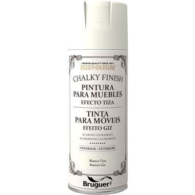 Rust Oleum Pintura Spray Efecto Tiza Chalky para Muebles 400 ml. Blanco Tiza Rust Oleum Pintura Spray Efecto Tiza Chalky para Muebles 400 ml. Blanco Tiza