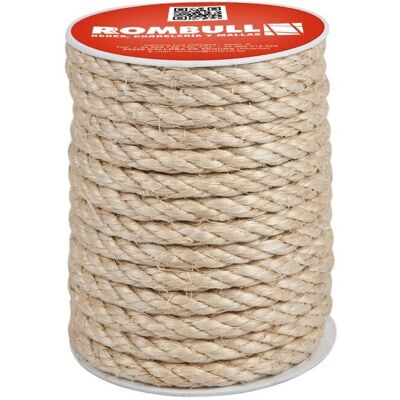 ROMBULL Carrete Cuerda Sisal Cableada 4C 25 m. (25 metros) Natural ROMBULL Carrete Cuerda Sisal Cableada 4C 25 m. (25 metros) Natural