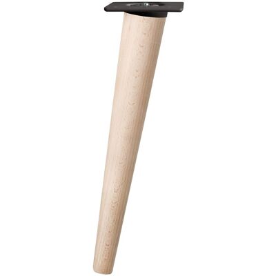 Nesu Pack 4 Patas Inclinadas Madera Haya 30 cm. Crudo / Negro Nesu Pack 4 Patas Inclinadas Madera Haya 30 cm. Crudo / Negro