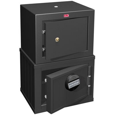 FAC Caja Fuerte Doble Mixta Receptora MR-E. Gris Antracita FAC Caja Fuerte Doble Mixta Receptora MR-E. Gris Antracita