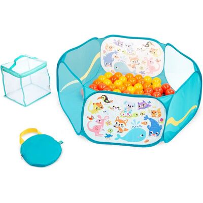B.TOYS Piscina plegable con 42 bolas de colores B Toys. B.TOYS Piscina plegable con 42 bolas de colores B Toys.