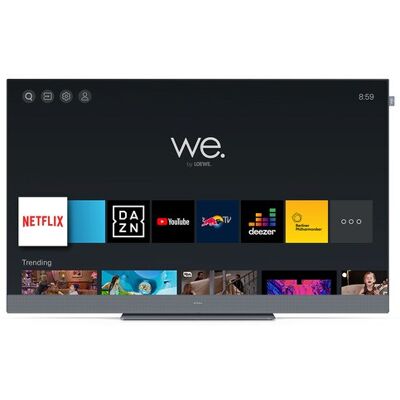 TV LED 108 cm (43'') We. SEE by LOEWE 43 UHD 4K, HDR, Wi-Fi y Smart TV, sonido frontal 60W. Gris oscuro TV LED 108 cm (43'') We. SEE by LOEWE 43 UHD 4K, HDR, Wi-Fi y Smart TV, sonido frontal 60W. Gris oscuro